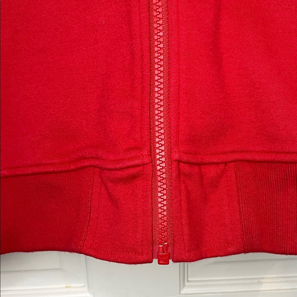 Billionaire Boys Club Red Full Zip Hooded Sweatshirt - Size Medium - Picture 12 of 15